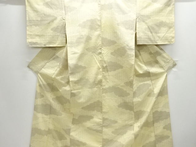 JAPANESE KIMONO / ANTIQUE KIMONO / SILK / TOKAMACHI TSUMUGI / WOVEN CLOUD